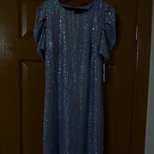 Lavender Sparkly Dress JM Studios by John Mary, Size 8